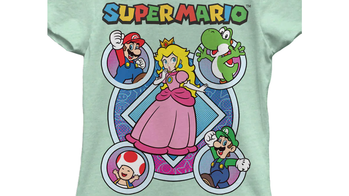 Princess Peach and Friends T-Shirt (Girl's) - Nintendo